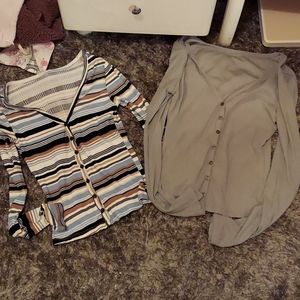 two cute long sleeve shirts !🥰